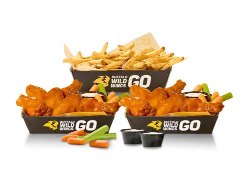 10 Traditional Wings + Fries Bundle