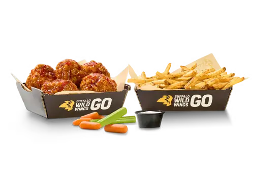6 Boneless Wings + Fries Bundle