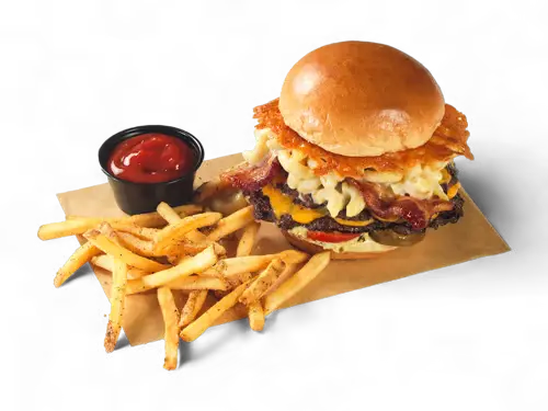 Bacon Mac & Cheeseburger