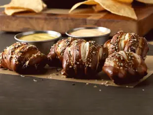 Everything Pretzel Knots Happy Hour Item