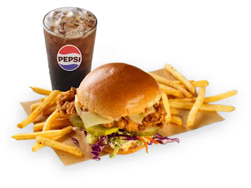 Southern Chicken Sandwich Lunch Combo Southern Chicken Sandwich Lunch Combo