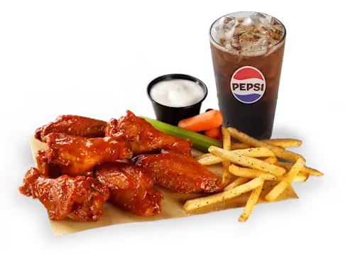 Traditional Wings Lunch Combo Traditional Wings Lunch Combo