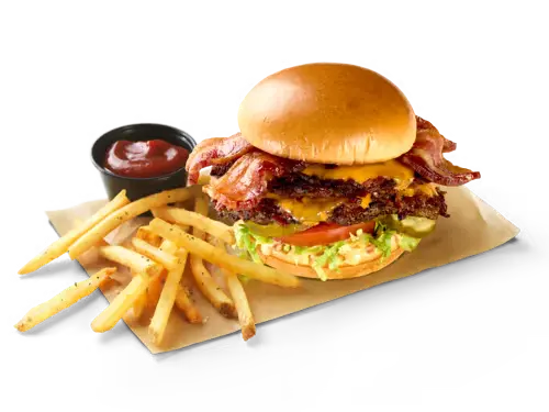 Triple Bacon Cheeseburger